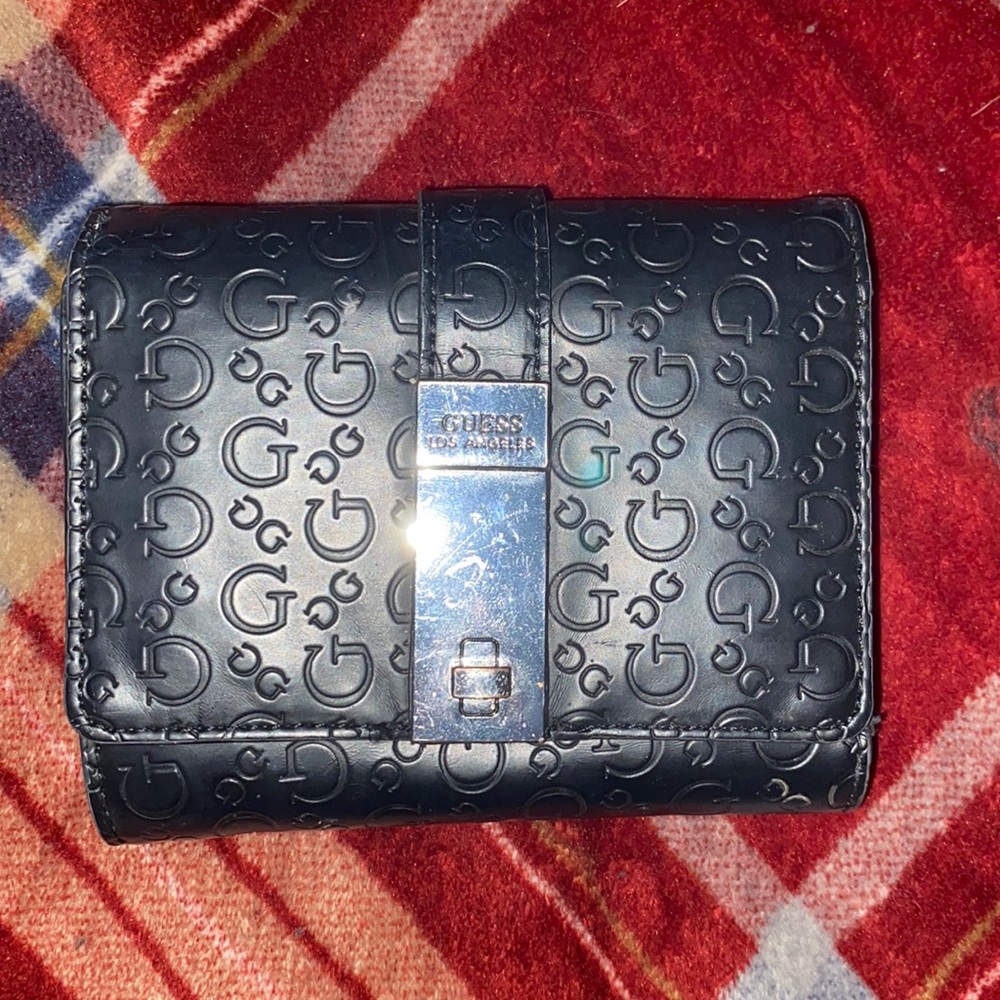 Guess Los Angeles large black wallet